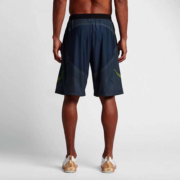 Nike Flyknit Gym Shorts Sz Small🔥New Men's Navy Blue Laser Cut 815553-419 - Picture 3 of 6